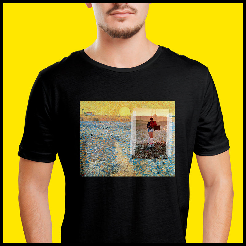 Camiseta Candela a la puesta de sol