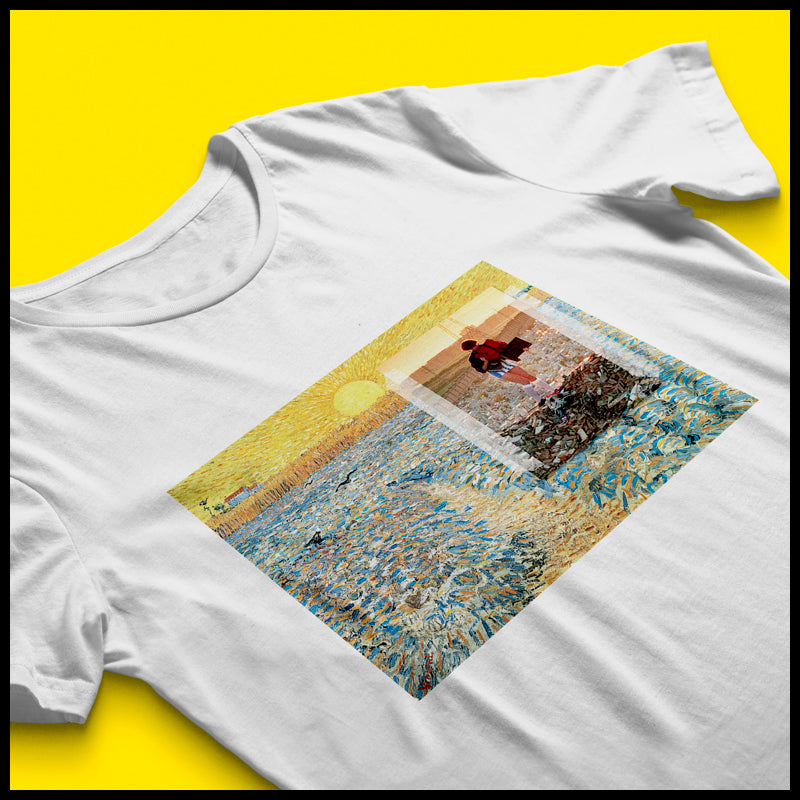 Camiseta Candela a la puesta de sol