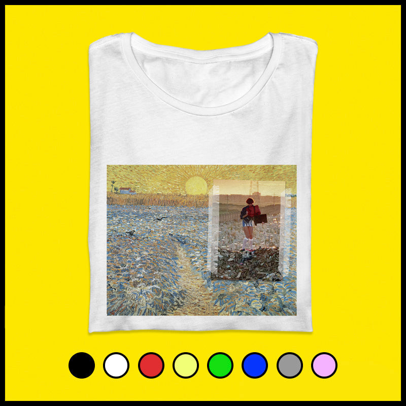 Camiseta Candela a la puesta de sol