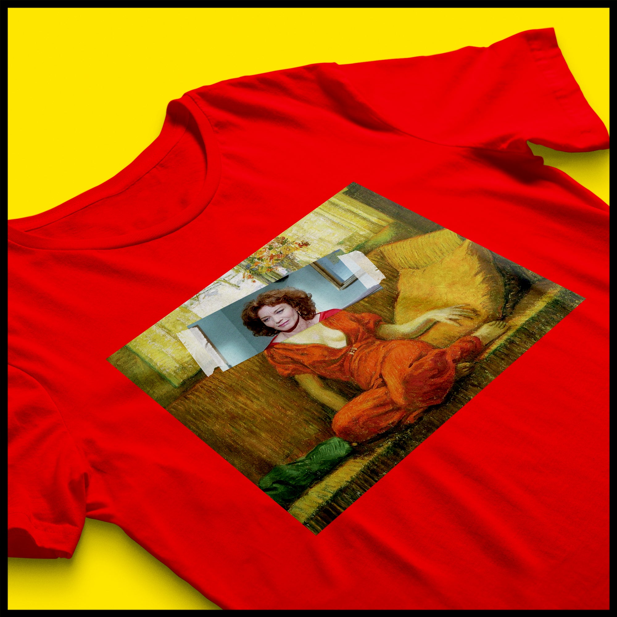 Camiseta Leo de rojo