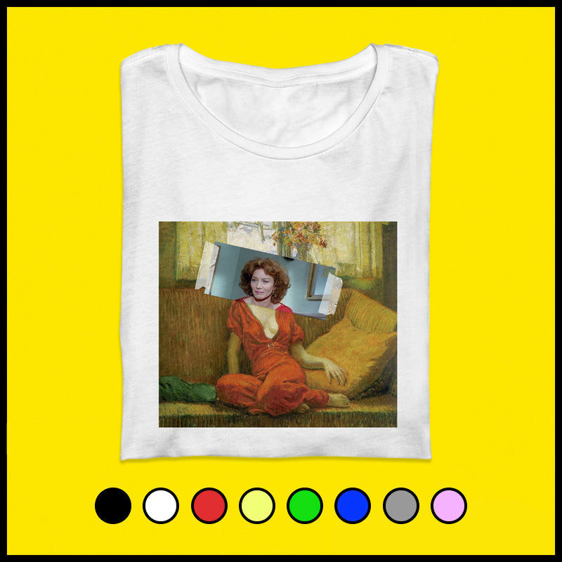 Camiseta Leo de rojo