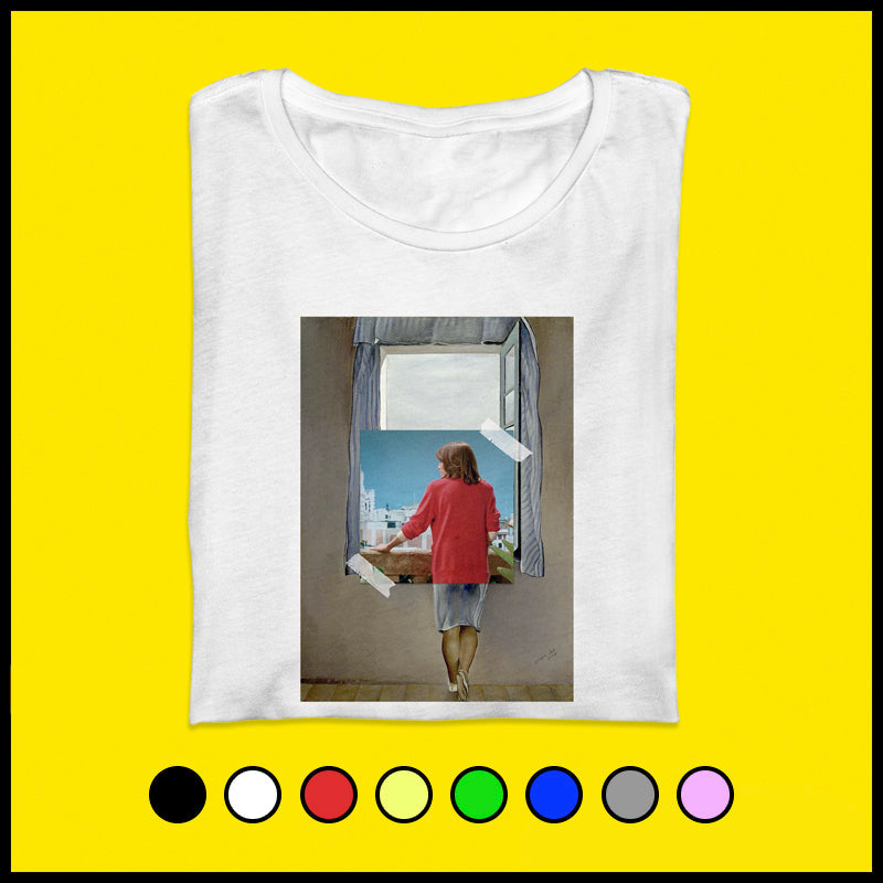 Camiseta Pepa en la ventana