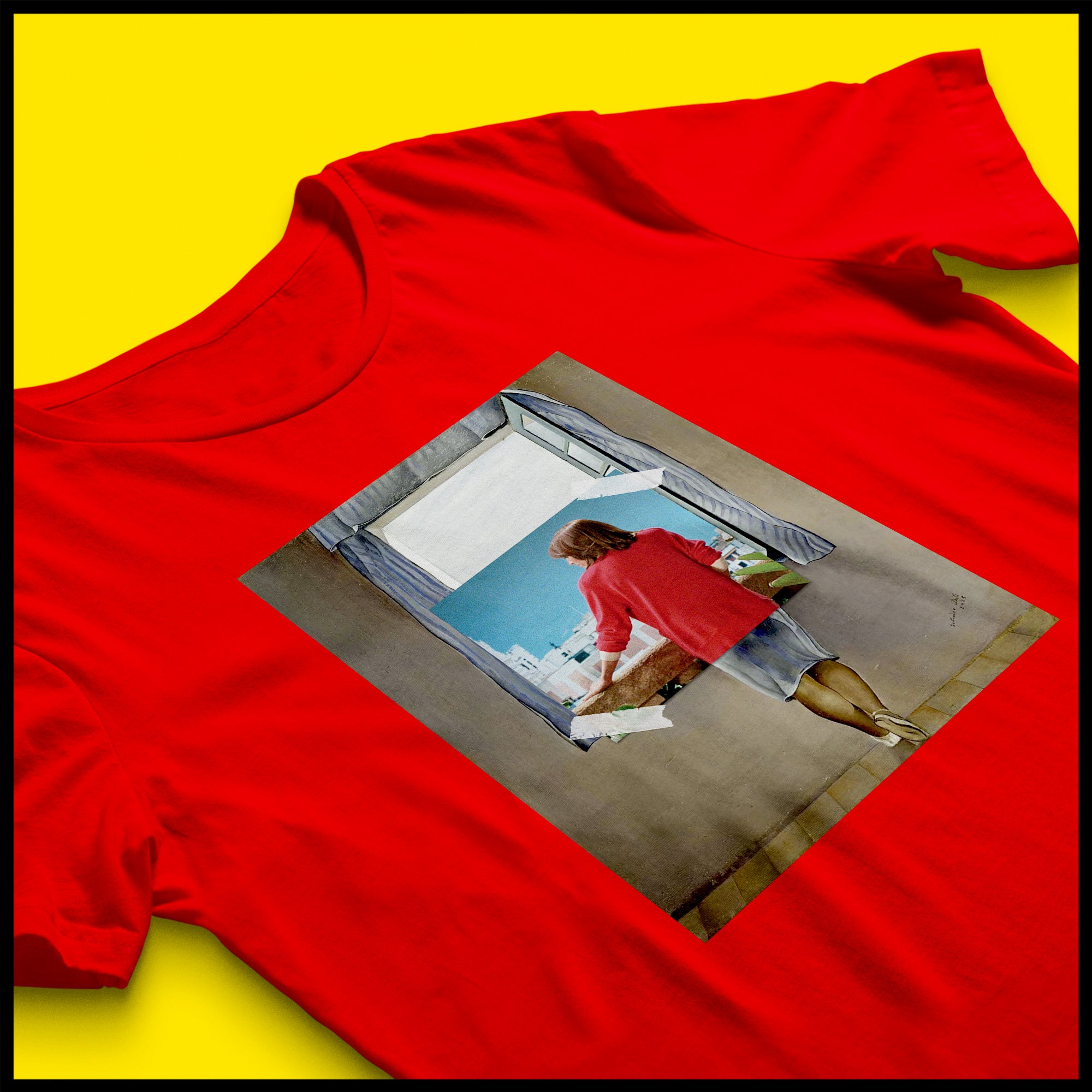 Camiseta Pepa en la ventana