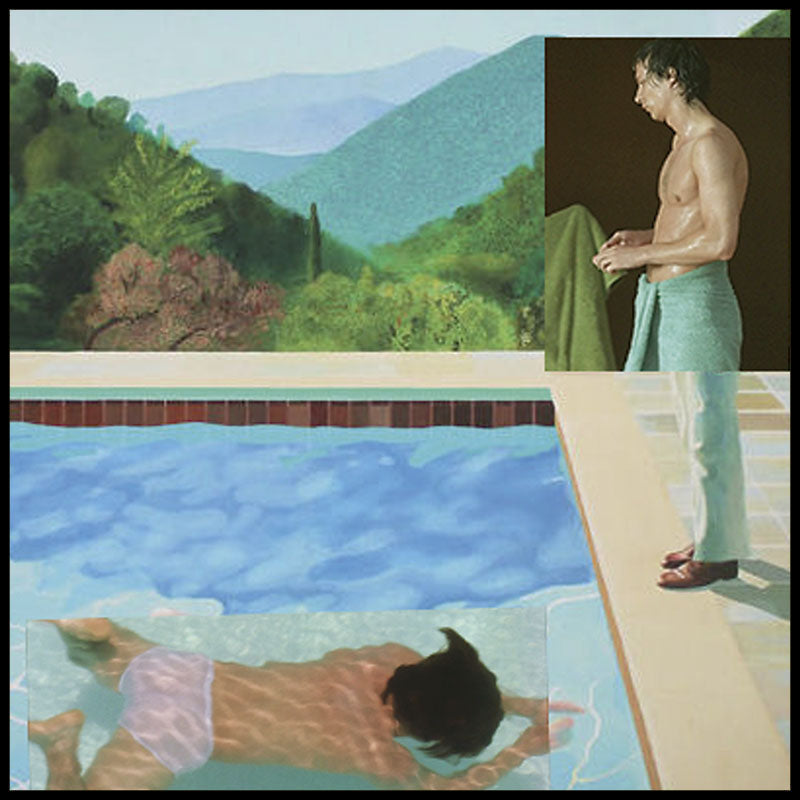 Camiseta Enrique e Ignacio en la piscina