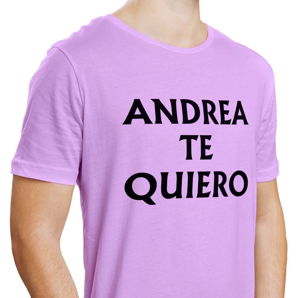Camiseta Andrea te quiero